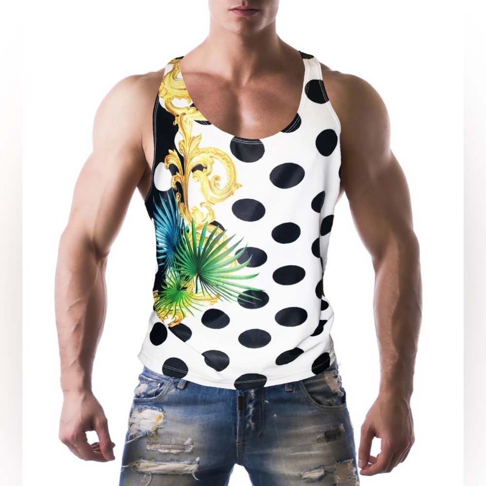 GIAN GIANNI PALM DOTS TANK
